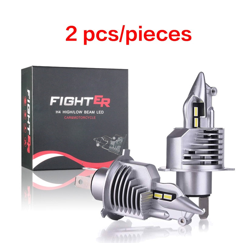 H4 LED Headlight Bulbs — 16,000 Lumens of Ultra‑Bright Clarity