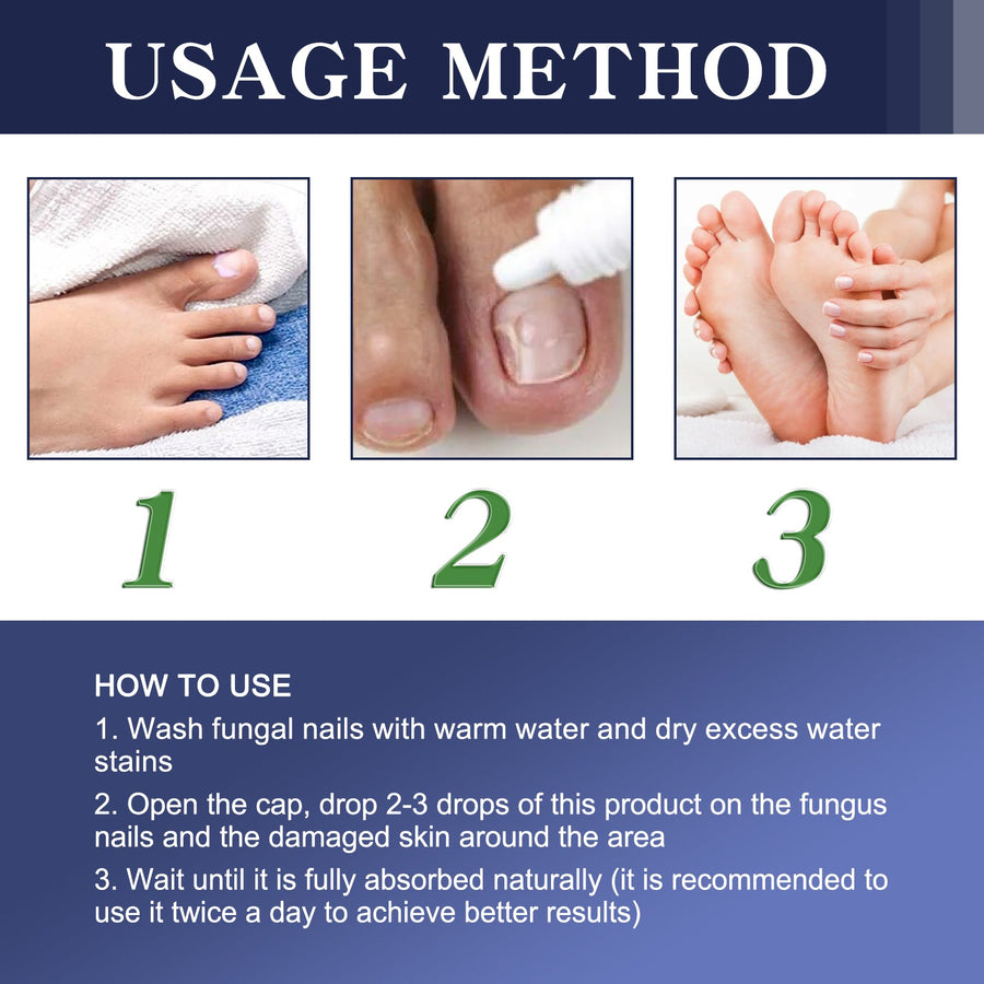 Nail Fungus Treatment Drops — Revitalize Brittle