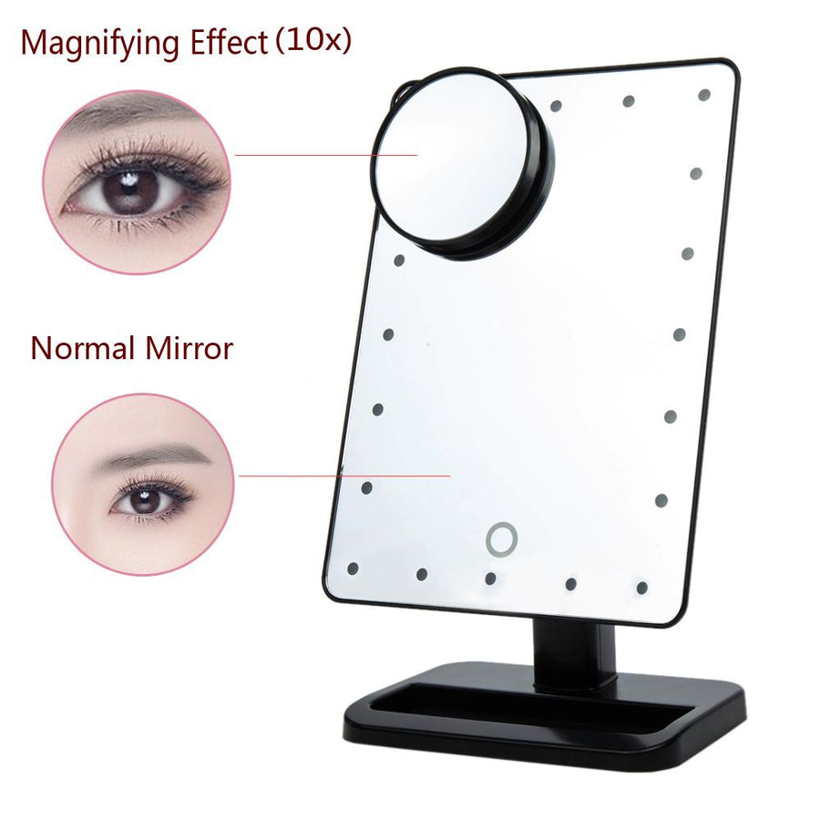 LED Lighted Vanity Mirror — Crystal-Clear Makeup