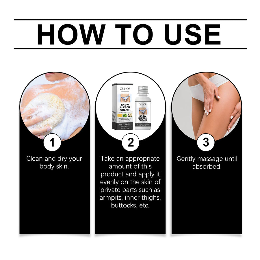 Intimate Whitening Cream for Even-Toned Sensitive Skin