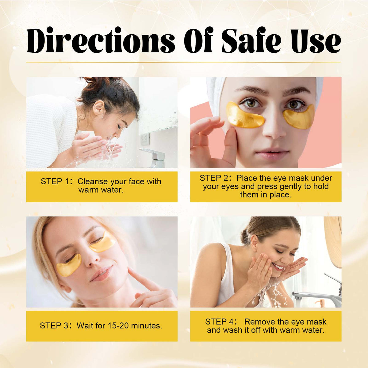 Retinol Eye Mask with Collagen for Dark Circles