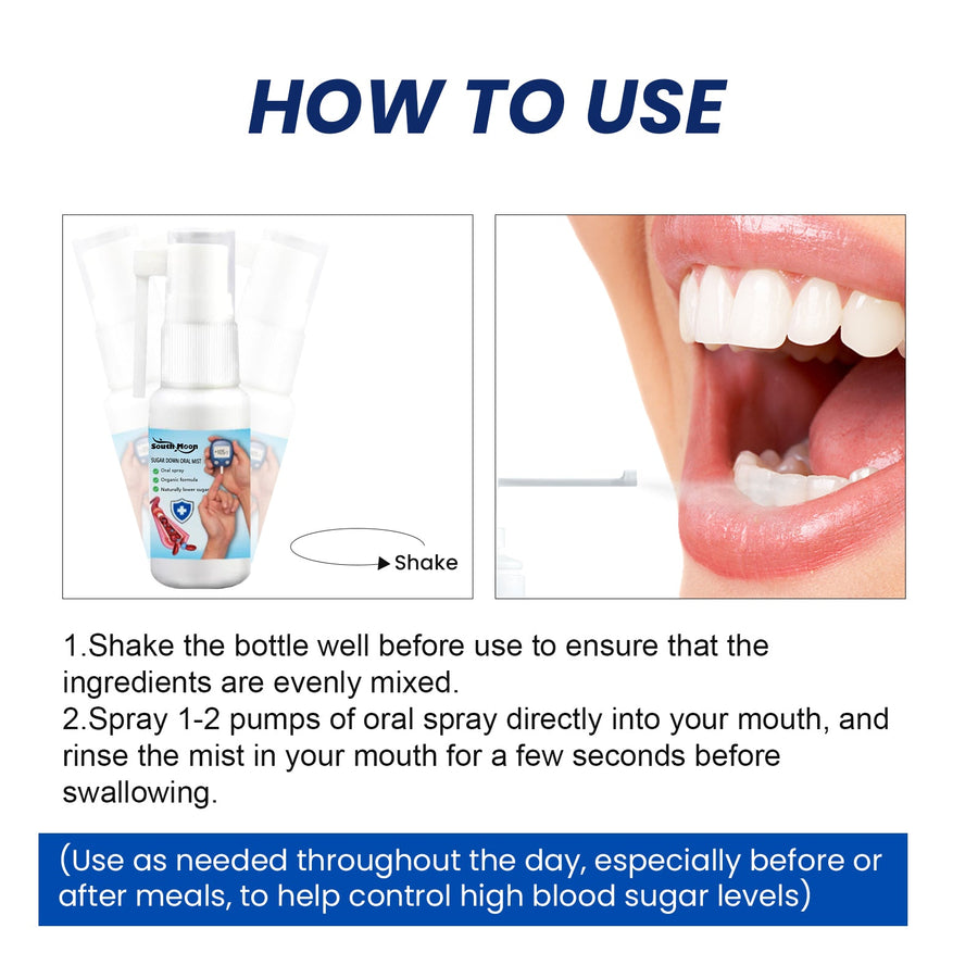 Oral Glucose Support Spray — Naturally Lower Blood Sugar