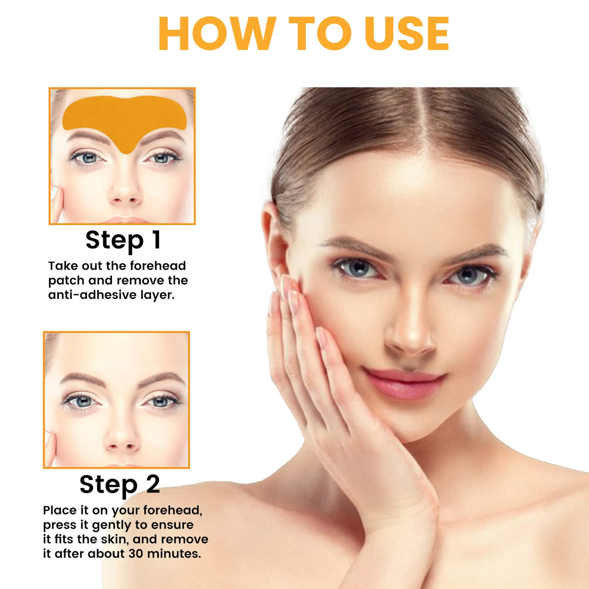 Forehead Wrinkle Patch - Smooth Fine Lines Overnight