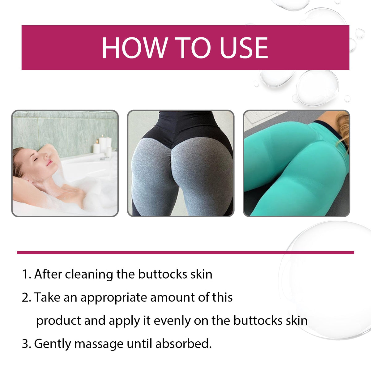 Butt Curve Enhance Cream - Firming Herbal Massage Cream