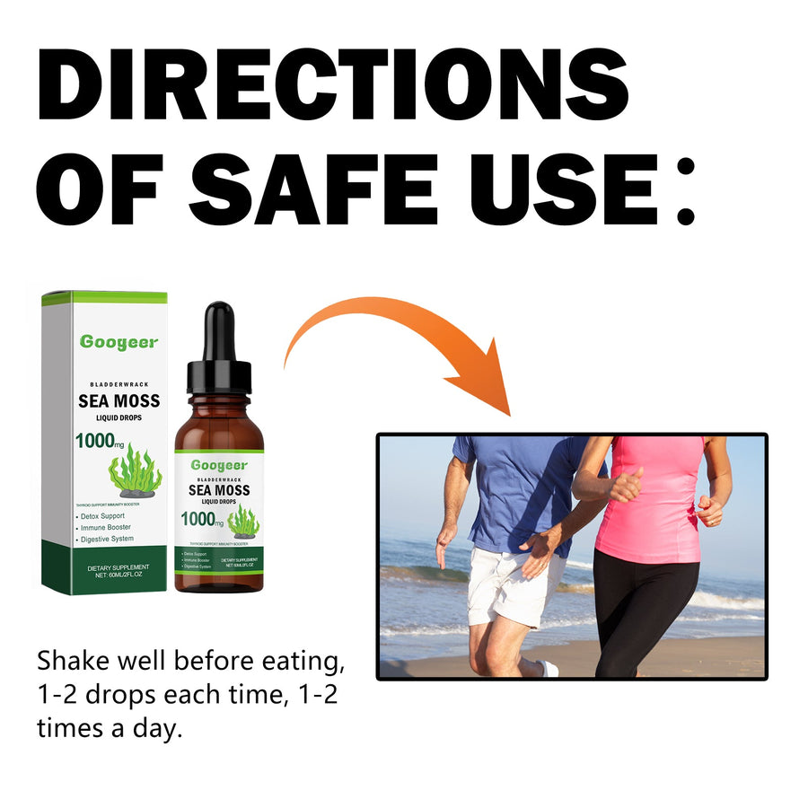 Sea Moss Liquid Drops — Visible Skin Firming & Energy Boost