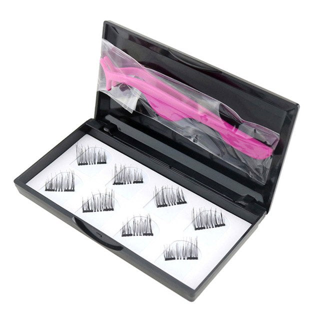 Magnetic False Lashes — 3D Mink Volume Without the Glue