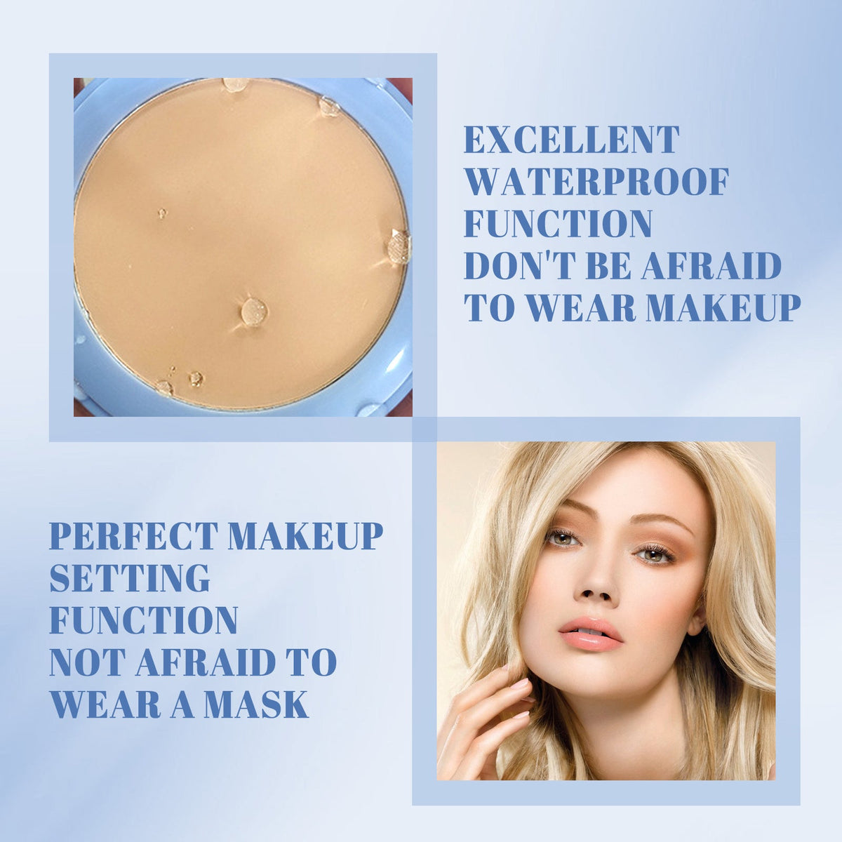 Setting Powder for Long-Lasting Matte Oil Control Makeup