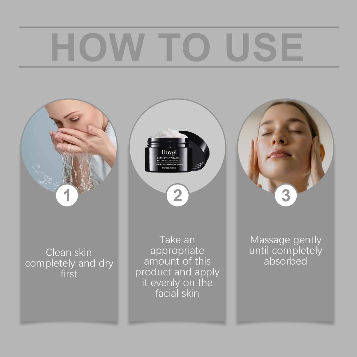Hyaluronic Acid Anti-Wrinkle Cream for Deep Hydration