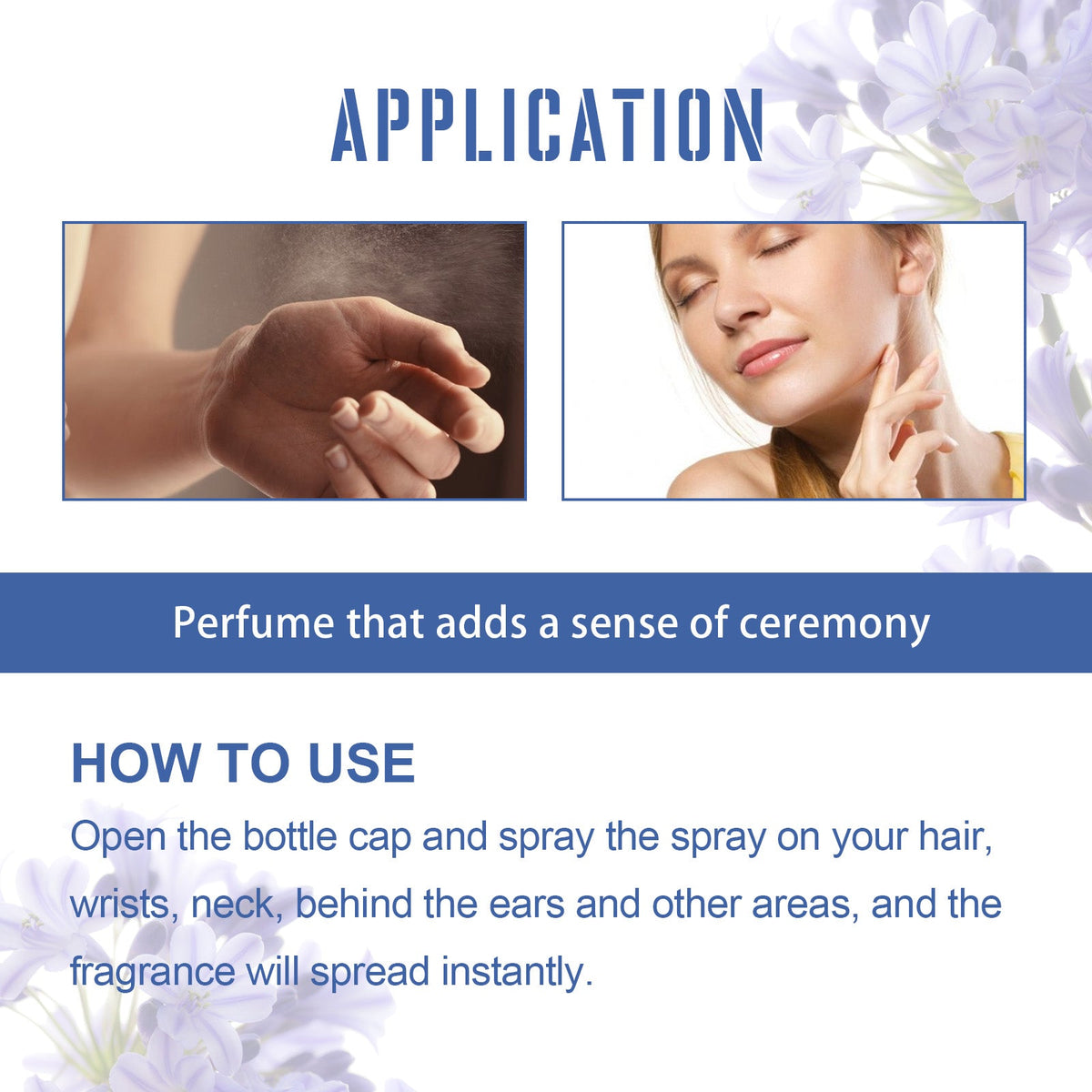 Violet Perfume Spray – Fresh Light Everyday Fragrance