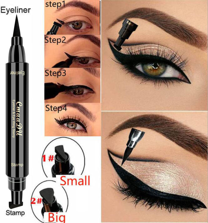 Winged Eyeliner Stamp Pen for Easy, Even Cat-Eye Looks
