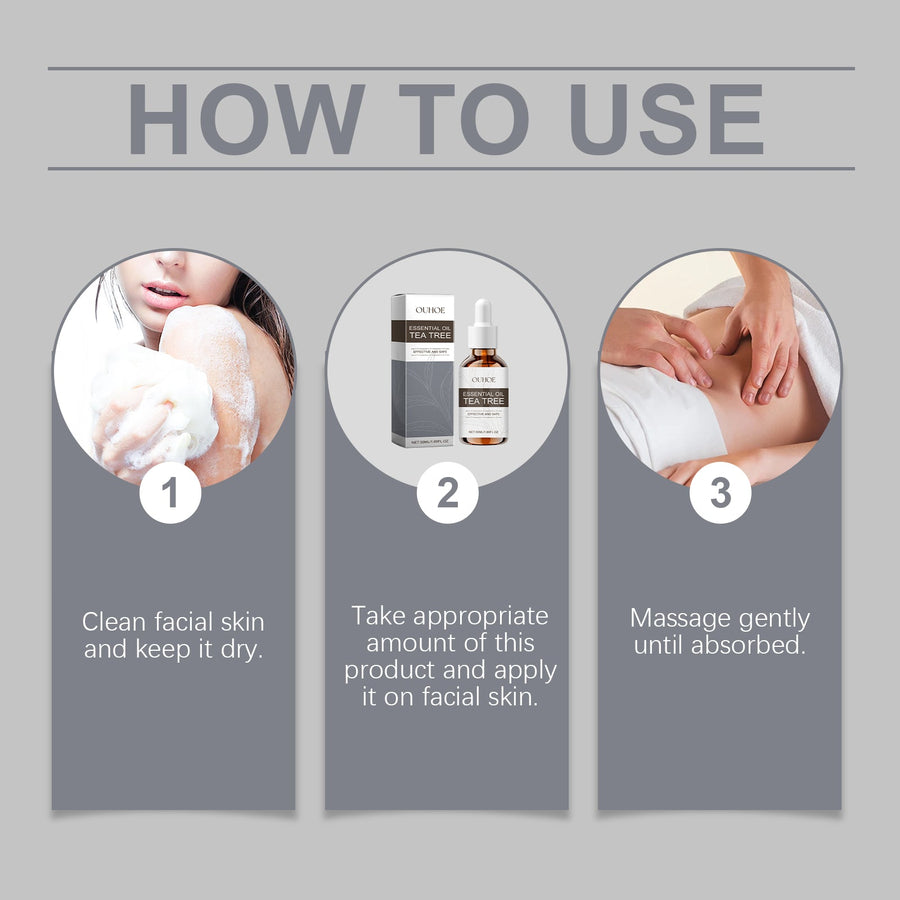 Tea Tree Essential Oil with Peppermint for Muscle Relief