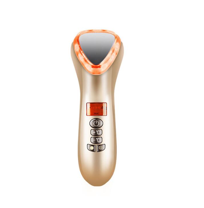 Hot & Cold Cryotherapy Facial Device — LED & Ultrasonic