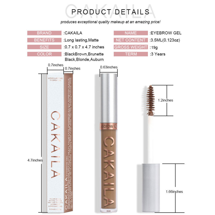 Eyebrow Tint Matte Color for Defined, Styled Brows