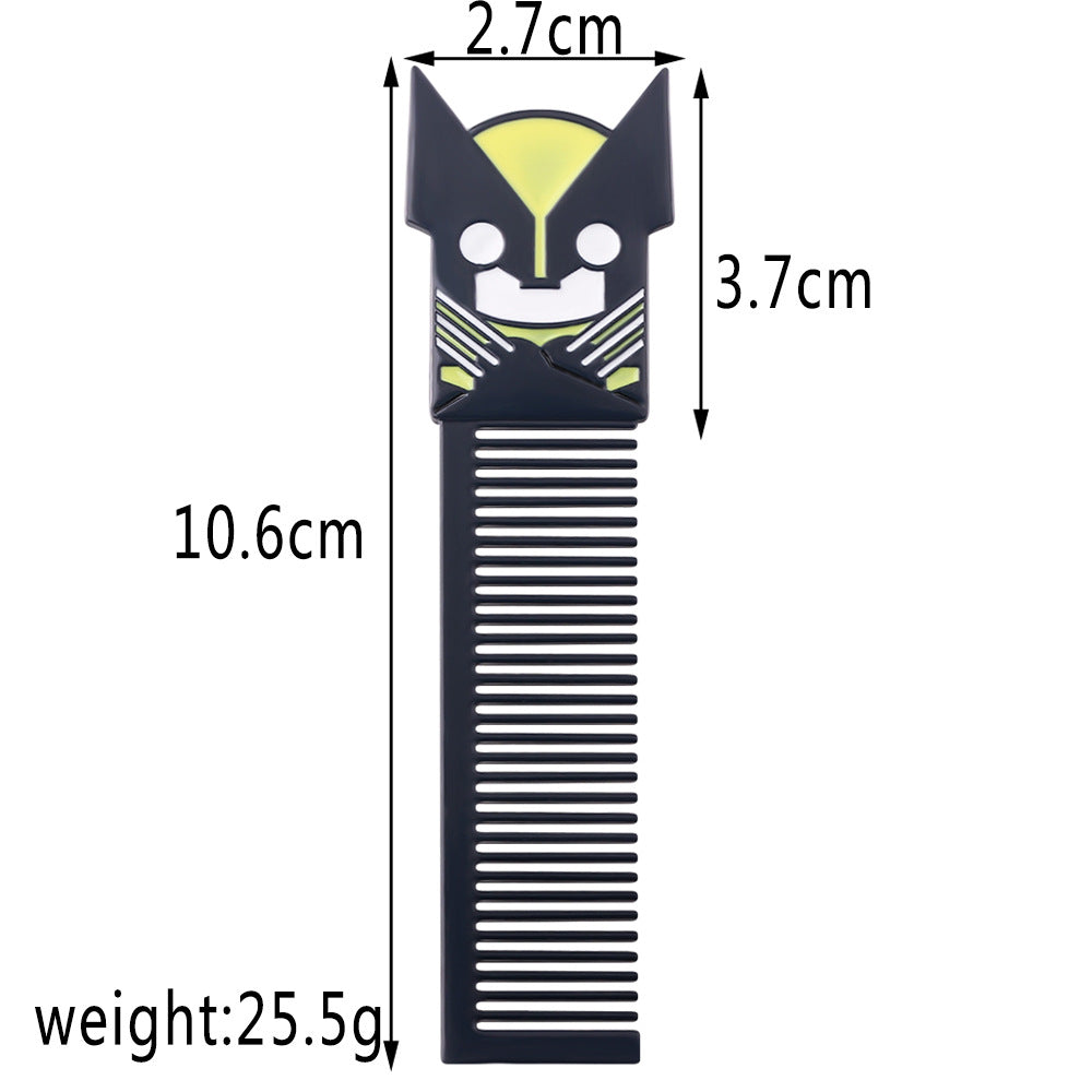 Marvel Character Combs Set — 8 Superhero Hair Accessories