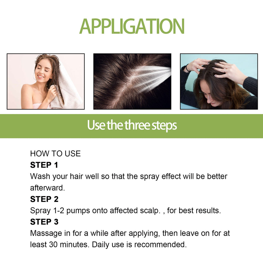 Rosemary Hair Oil Spray for Hydrated Roots and Shine