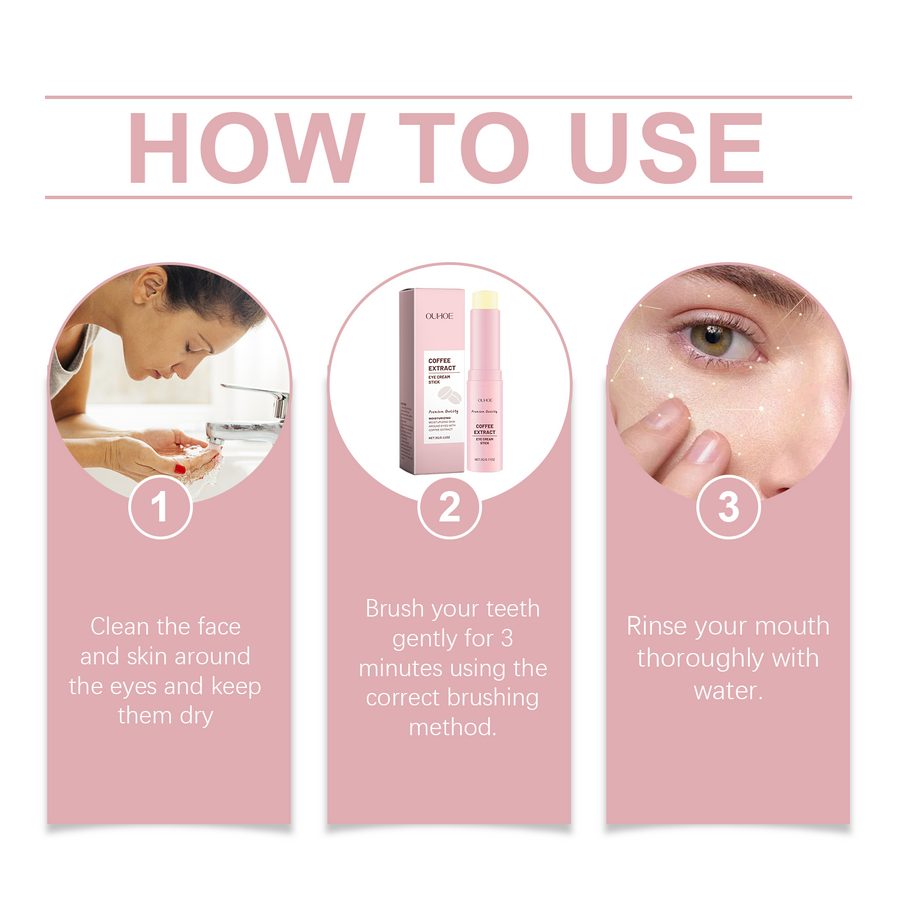 Coffee Eye Cream Stick for Tired, Puffy Under-Eyes