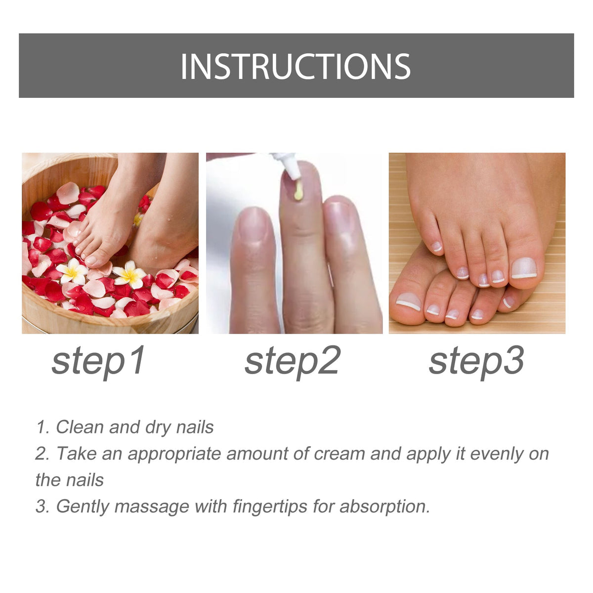 Nail Repair Cream for Grey, Brittle & Thickened Nails