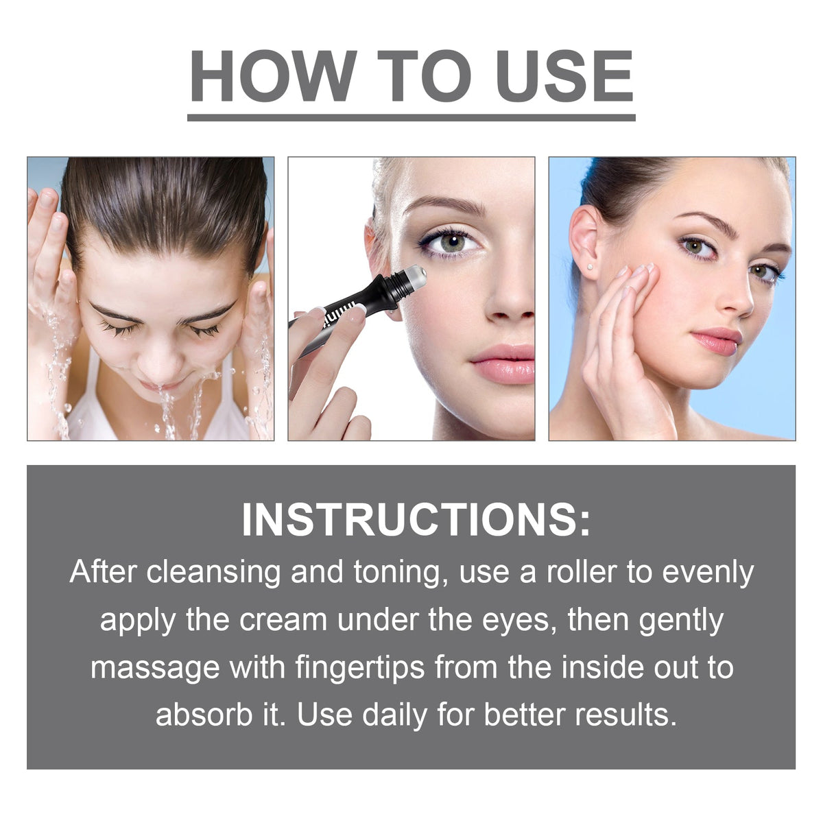Nicotinamide Eye Cream for Dark Circles & Fine Lines