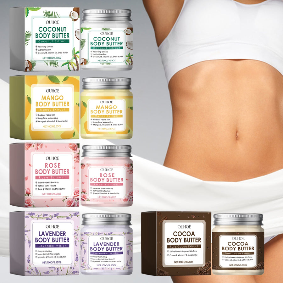 Body Butter Cream with Shea Butter and Vitamin E