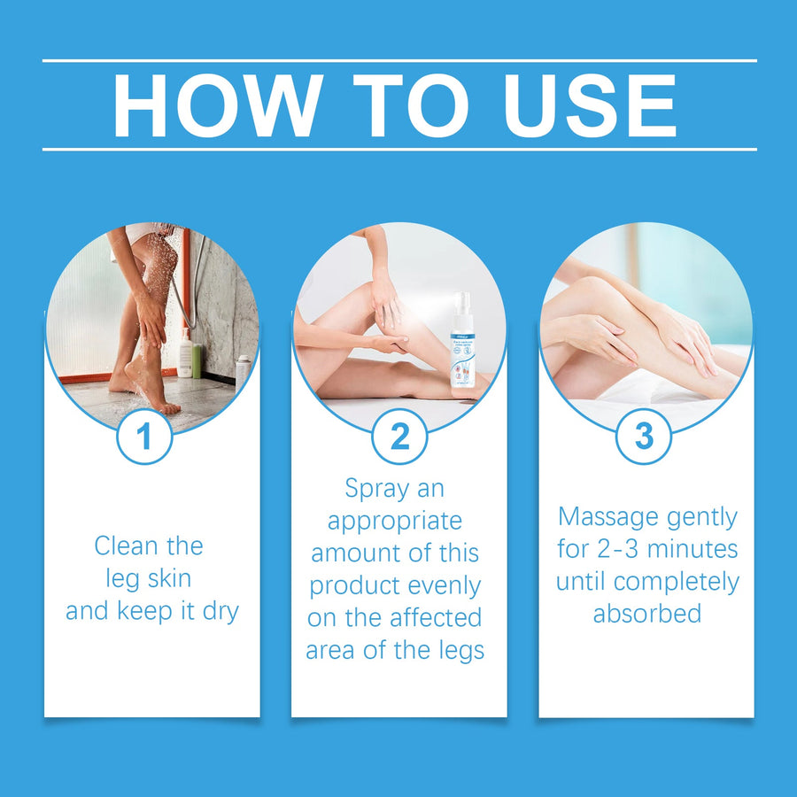 Leg Treatment Spray — Visibly Reduce Varicose Veins