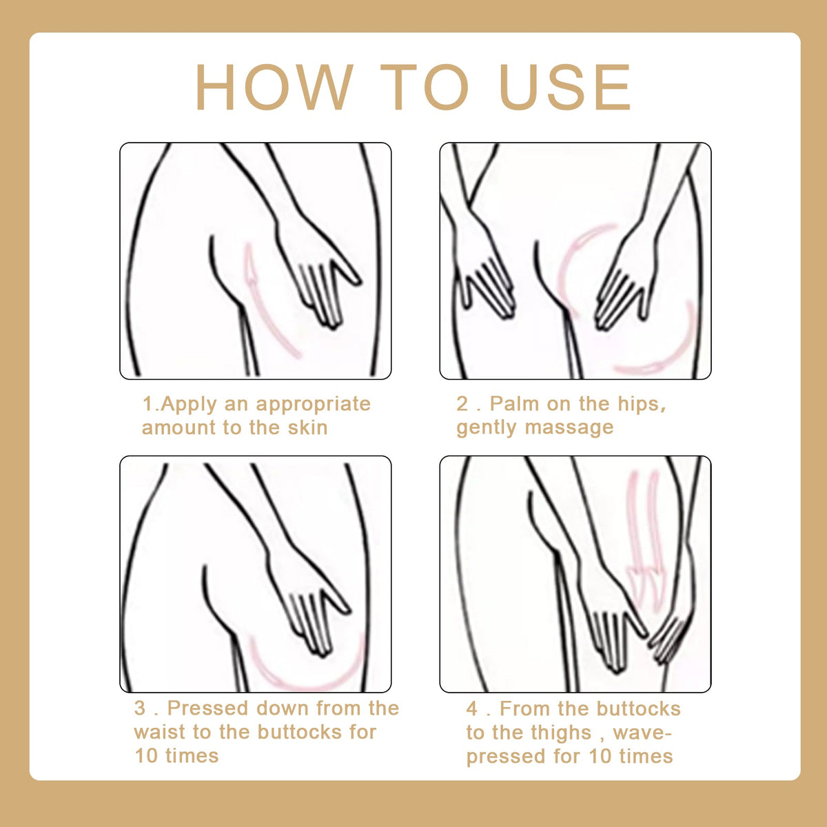 Peach Butt Firming Oil - Natural Lift & Smoothing Massage
