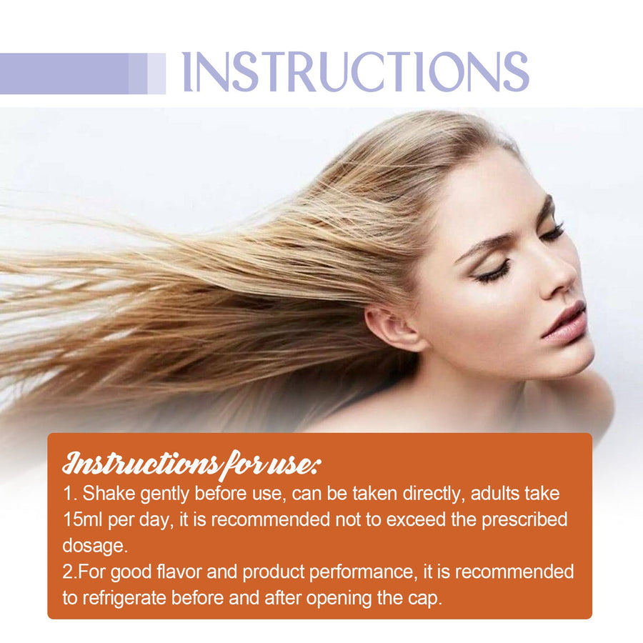 Liquid Hair Supplement for Daily Hair Support Routine