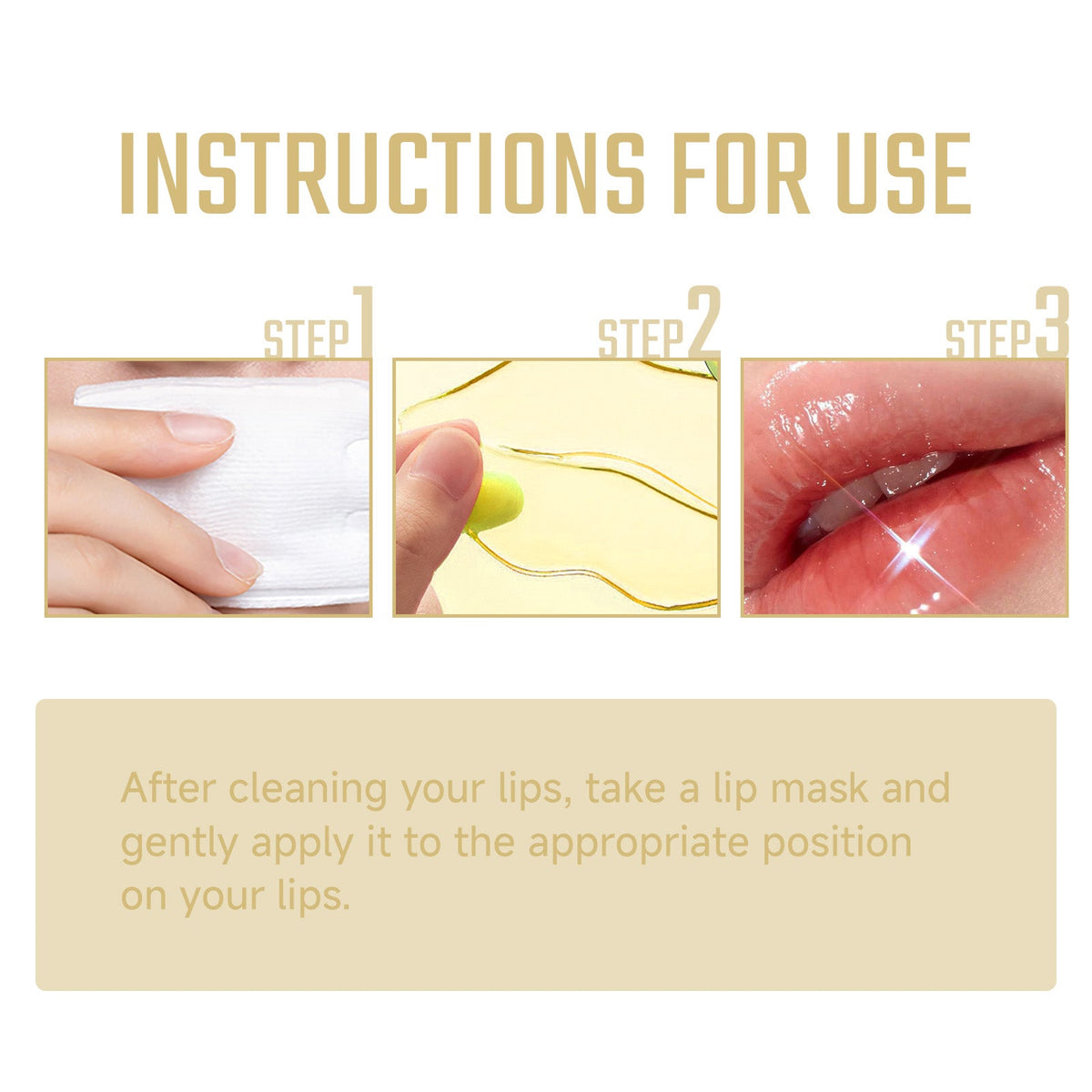 Collagen Lip Mask Set for Dry, Chapped & Peeling Lips