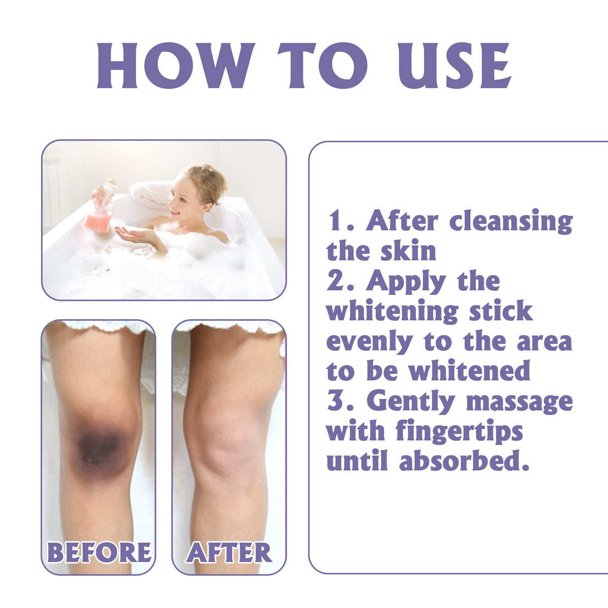 Underarm & Elbow Brightening Roll-On Moisturizer for Dark