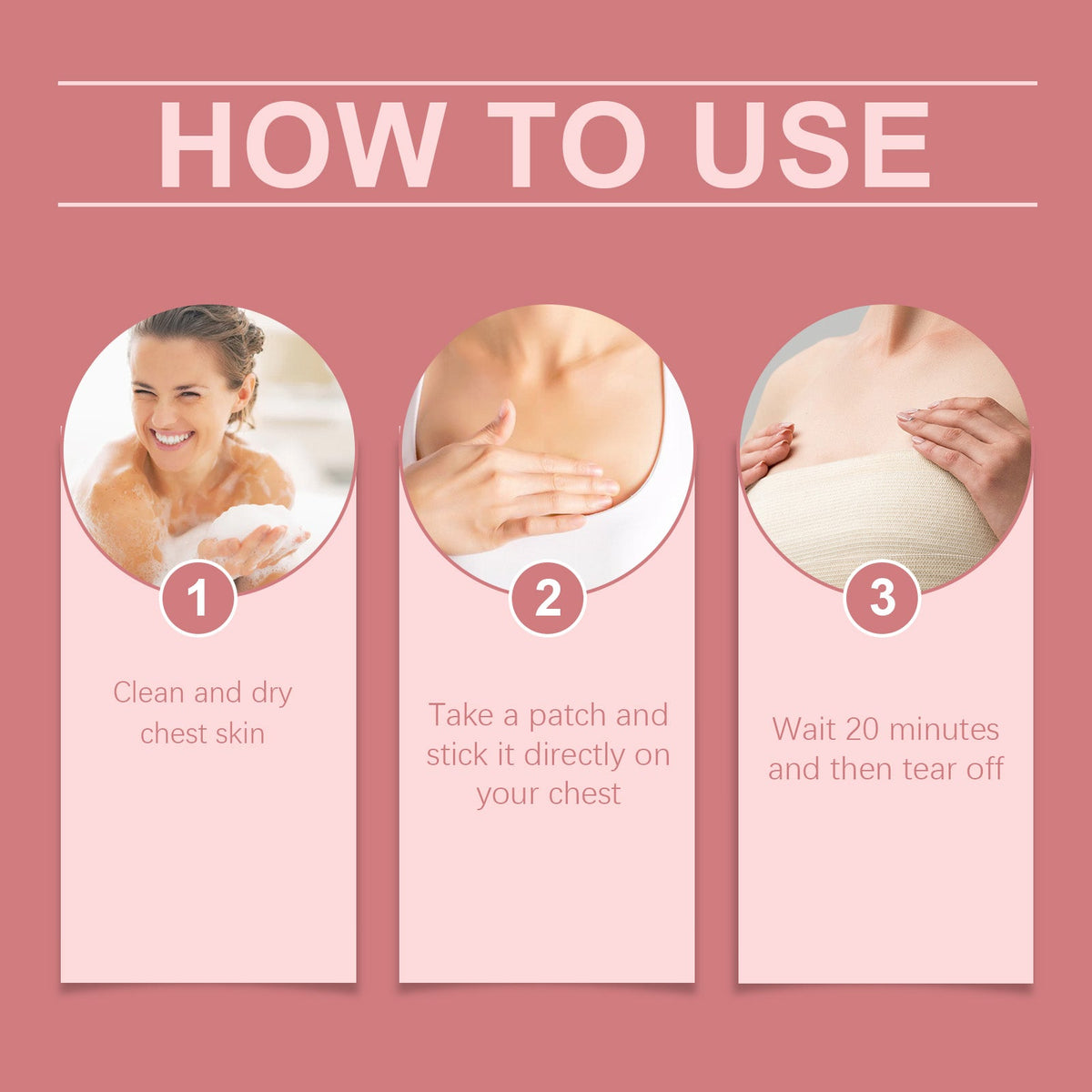 Oceaura Chest Care Patch, Highlights The Figure, Lifts The C