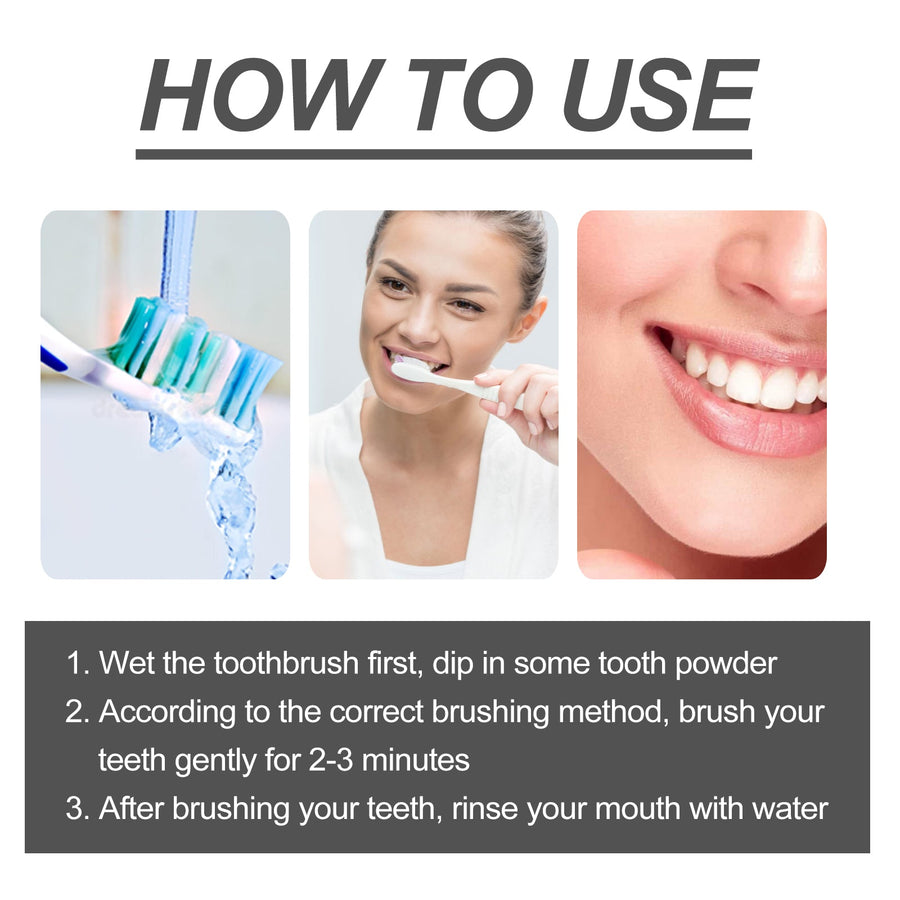 Bamboo Charcoal Tooth Powder — Whiter Teeth, Fresher Breath