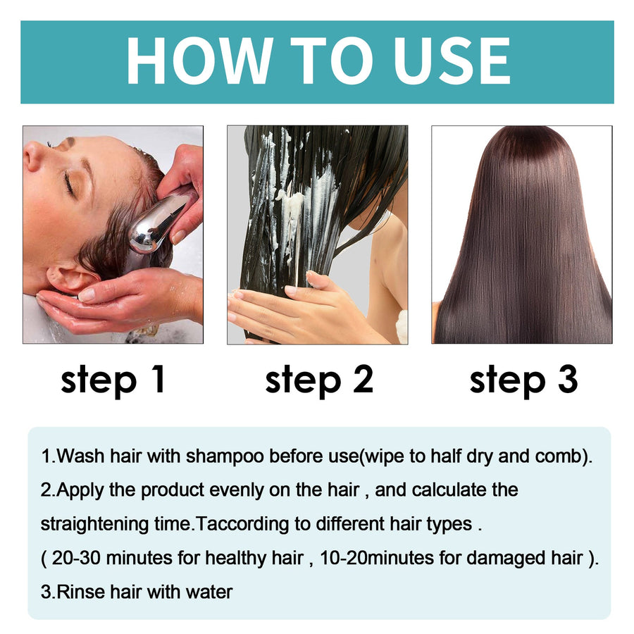 Protein Hair Straightening Cream for Smoother Hair