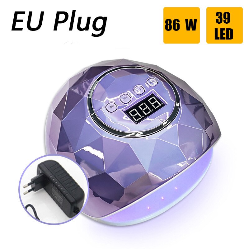 86W UV LED Nail Lamp — Professional Gel Curing in 10 Seconds