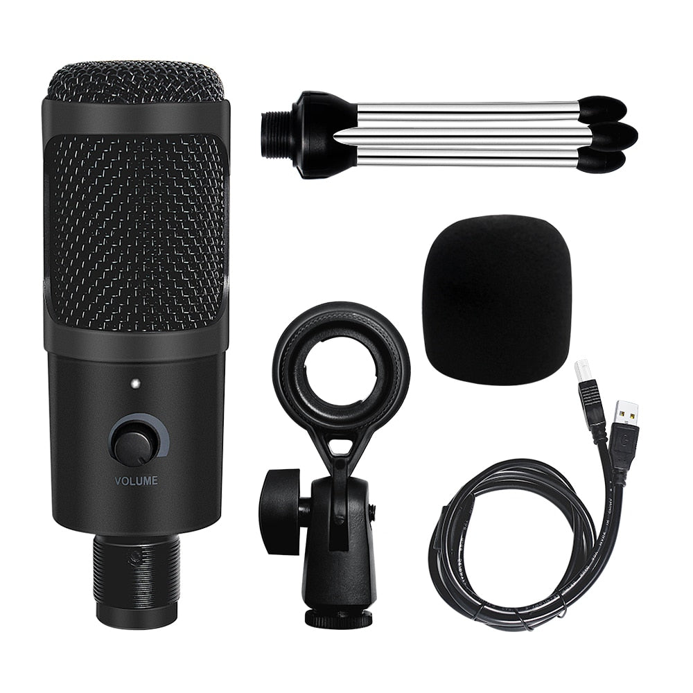 USB Professional Condenser Microphone — Studio-Quality