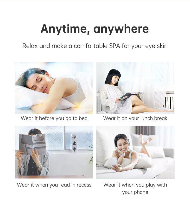 Red Light Therapy Eye Massager — Fades Dark Circles in 2 Weeks