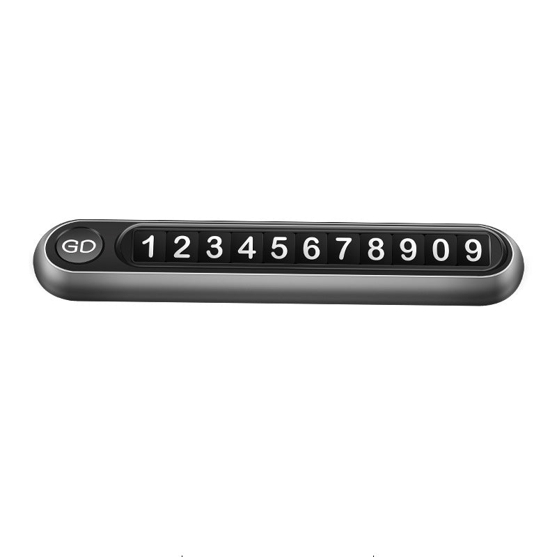 Parking Plate — Clear LED Illuminated Temporary Parking