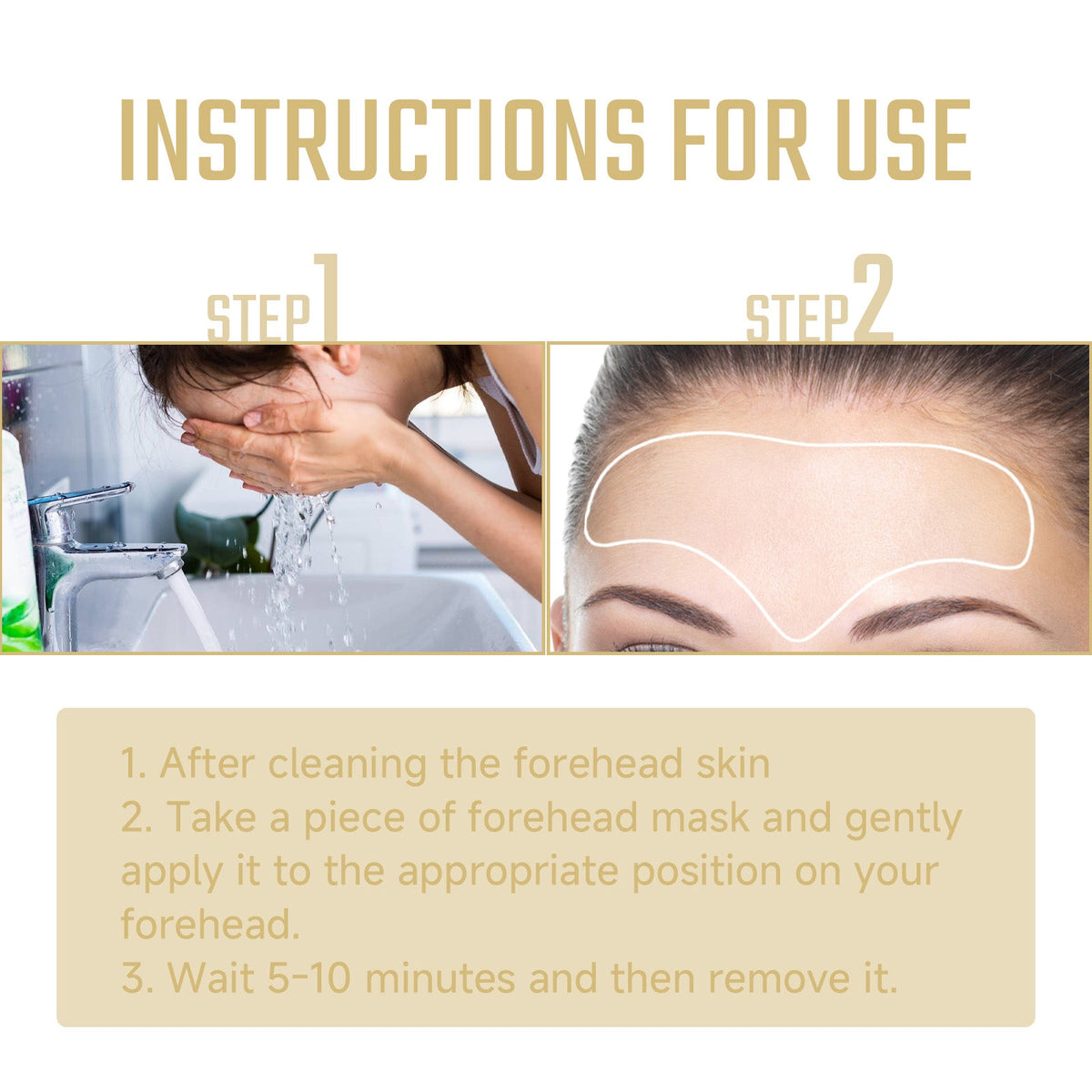 Collagen Forehead Patch for Fine Lines & Forehead Wrinkles
