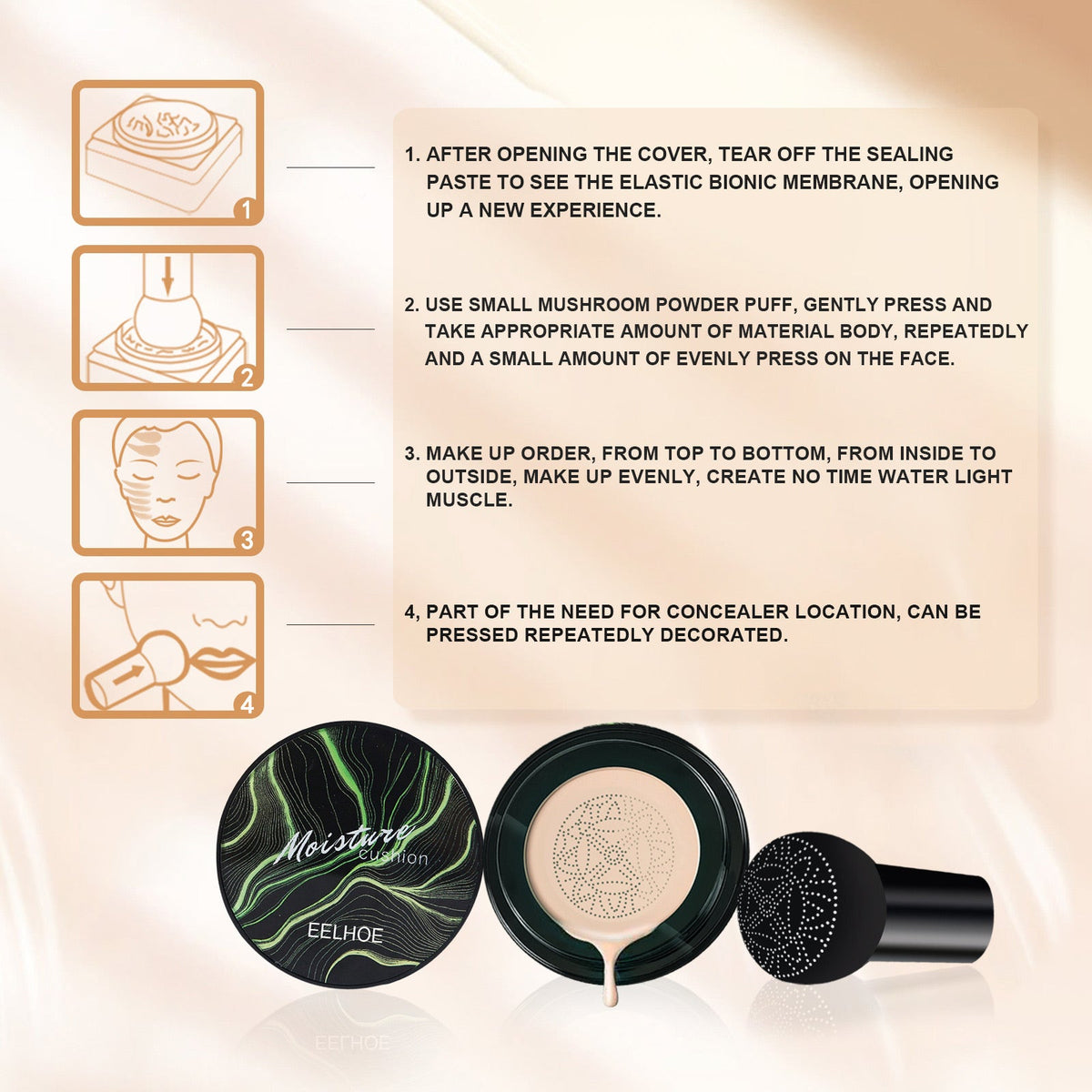 Moisture Cushion Foundation for Brighter-Looking Skin