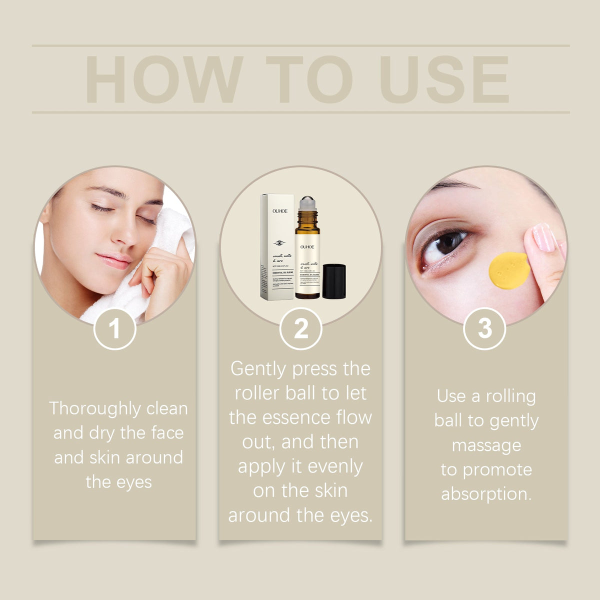 Firming Eye Oil Roll-On for Fine Lines & Dark Circles