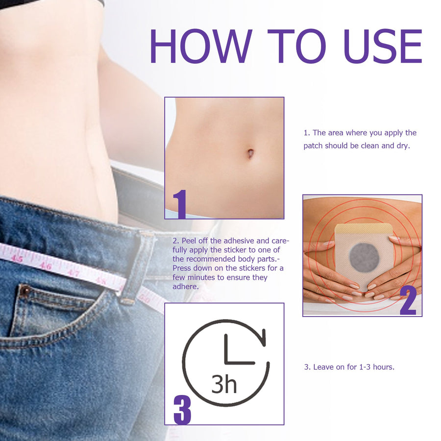 Slimming Patches — Herbal Detox & Firming, 30‑Day Supply
