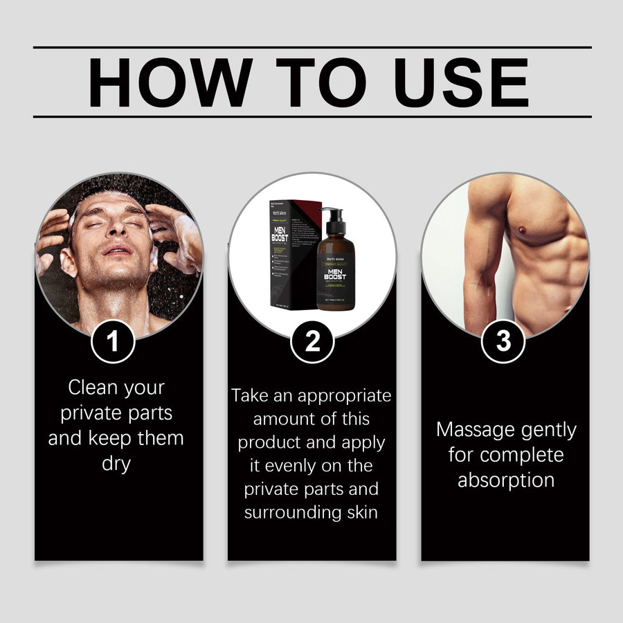 Men's Vitality Massage Oil — Boost Endurance & Confidence