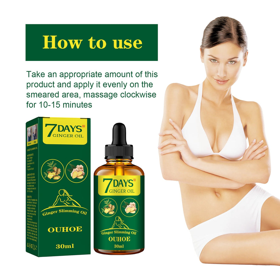 Ginger Body Shaping Oil – Visible Toning & Tightening in 7 Days
