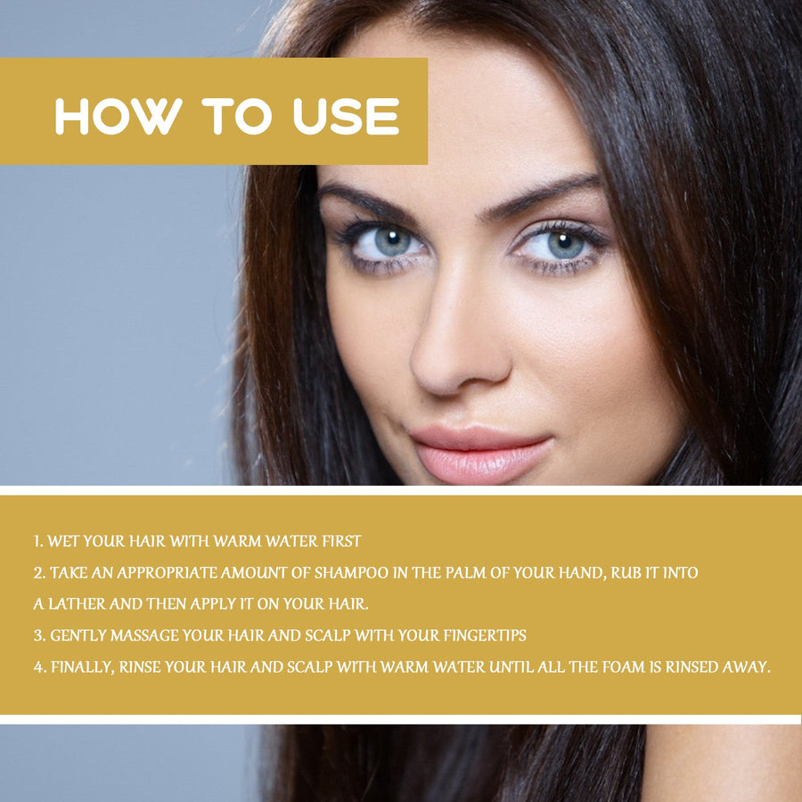 Hair Darkening Shampoo for Gray-Looking Hair, 500ml