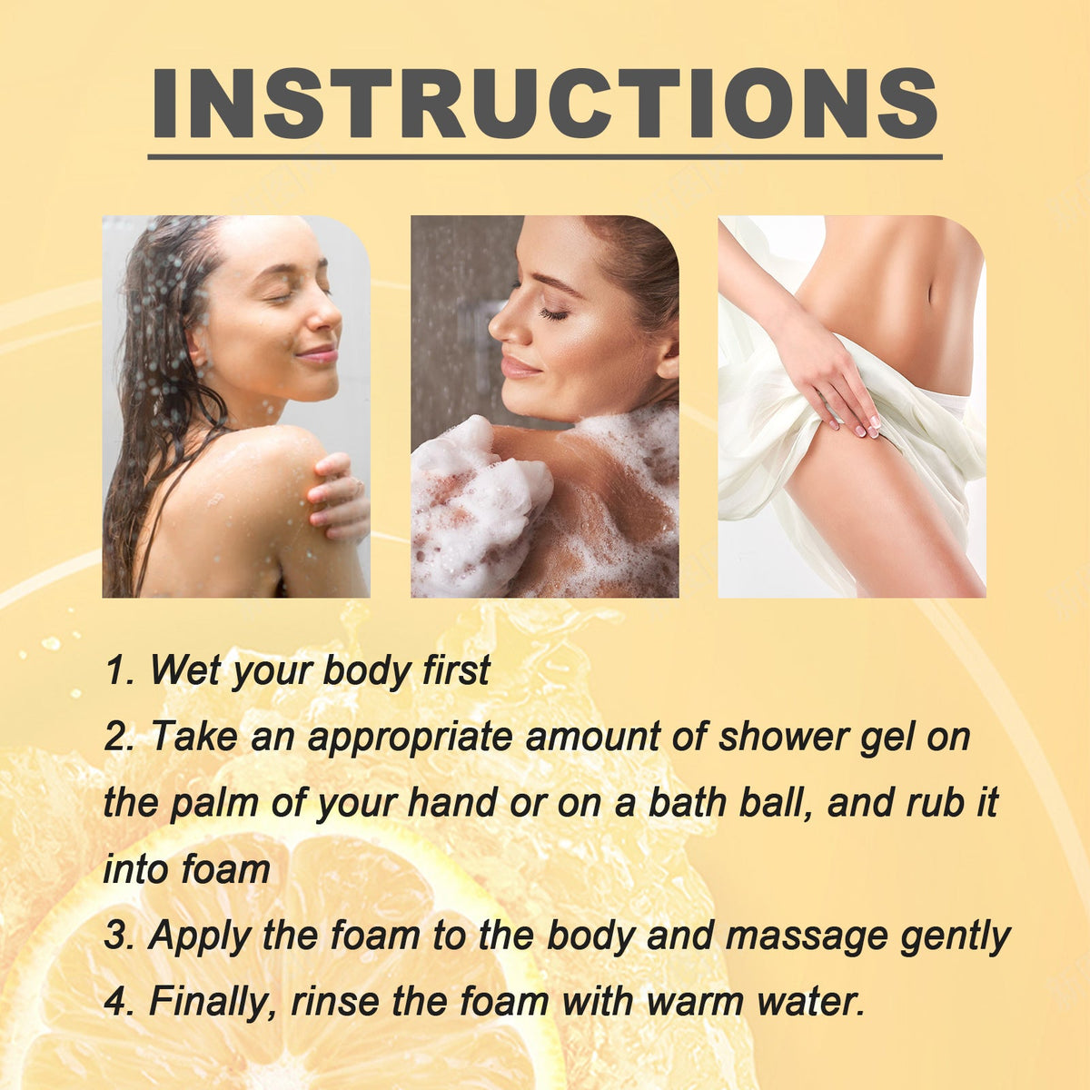Acidified Body Wash for Odor Control With Mandelic Acid