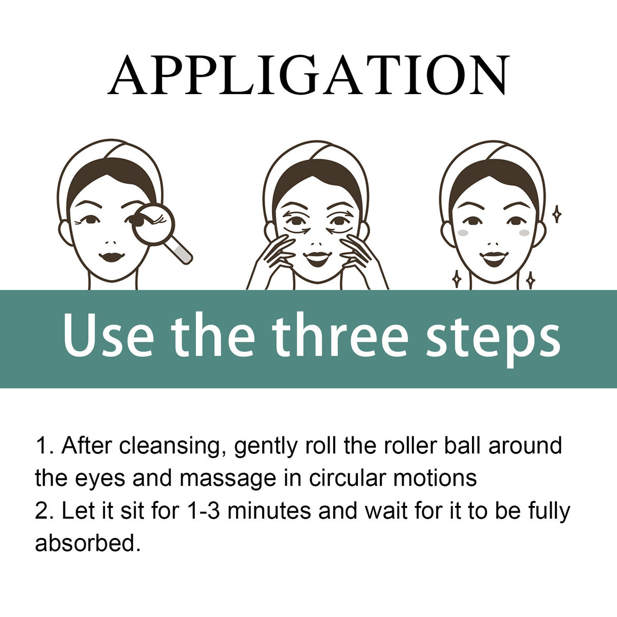 Eye Serum for Dark Circles & Puffiness – Collagen Roll‑On