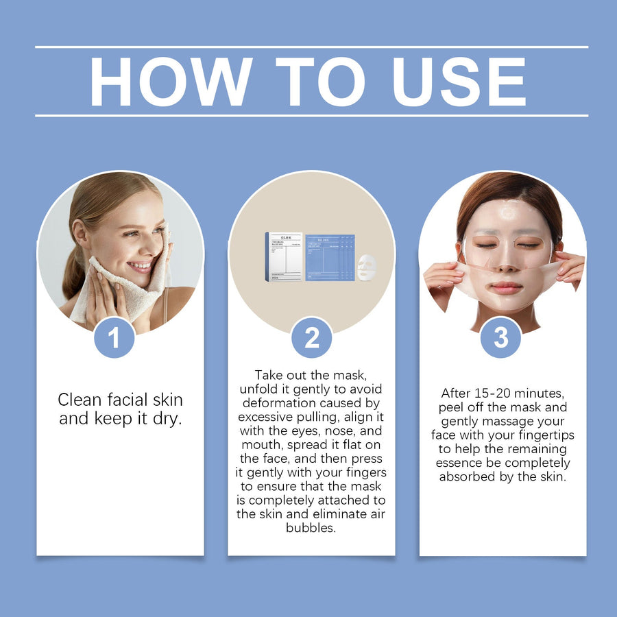 Collagen Sheet Mask for Deep, Lasting Facial Hydration