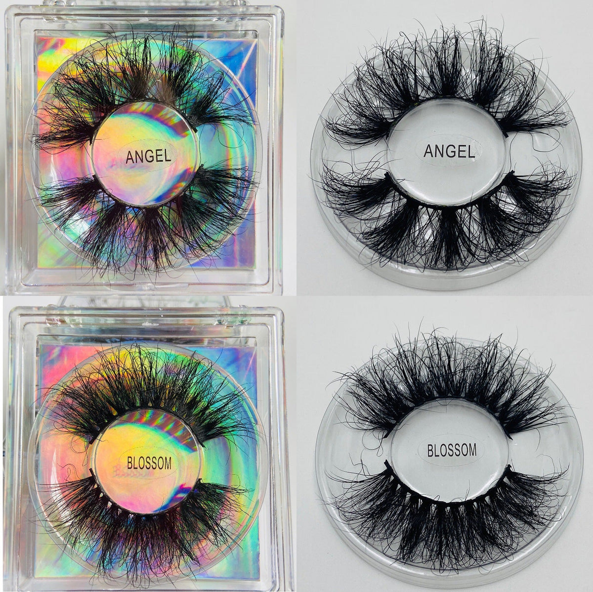 25mm False Eyelashes – Fluffy 8D Dramatic Glam Look