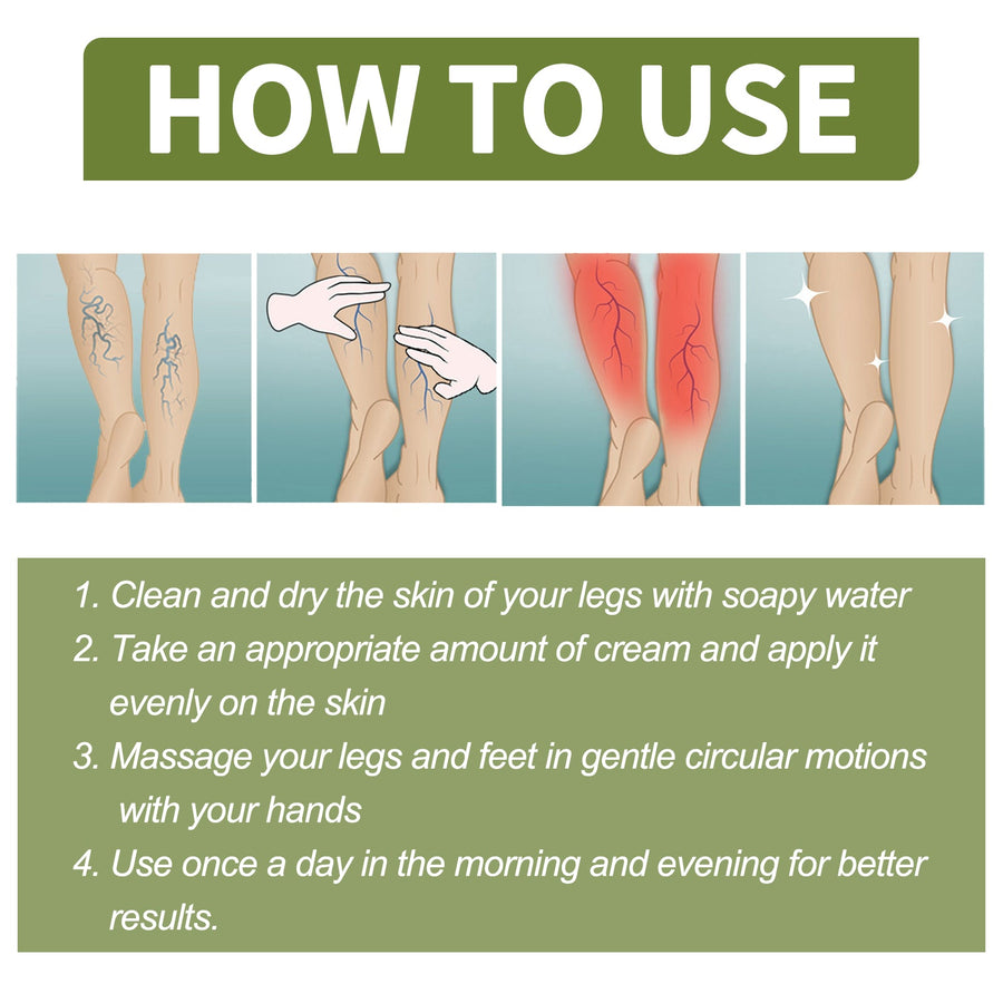 Varicose Vein Therapy Cream – Leg Relief & Spider Vein Repair