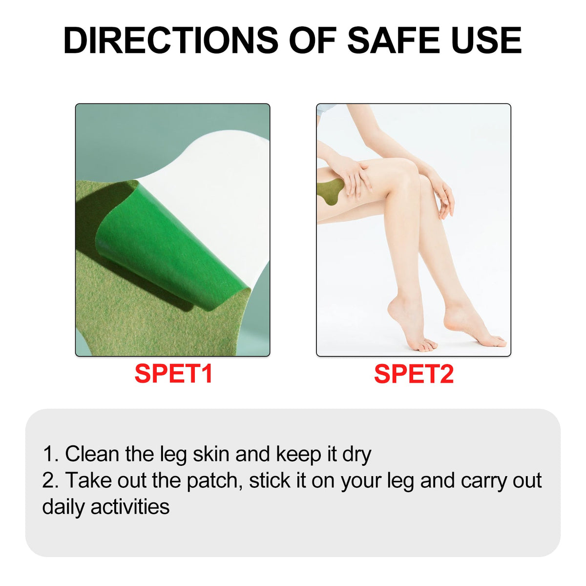 Leg Slimming Moxibustion Patch for Skin Tightening & Sculpting