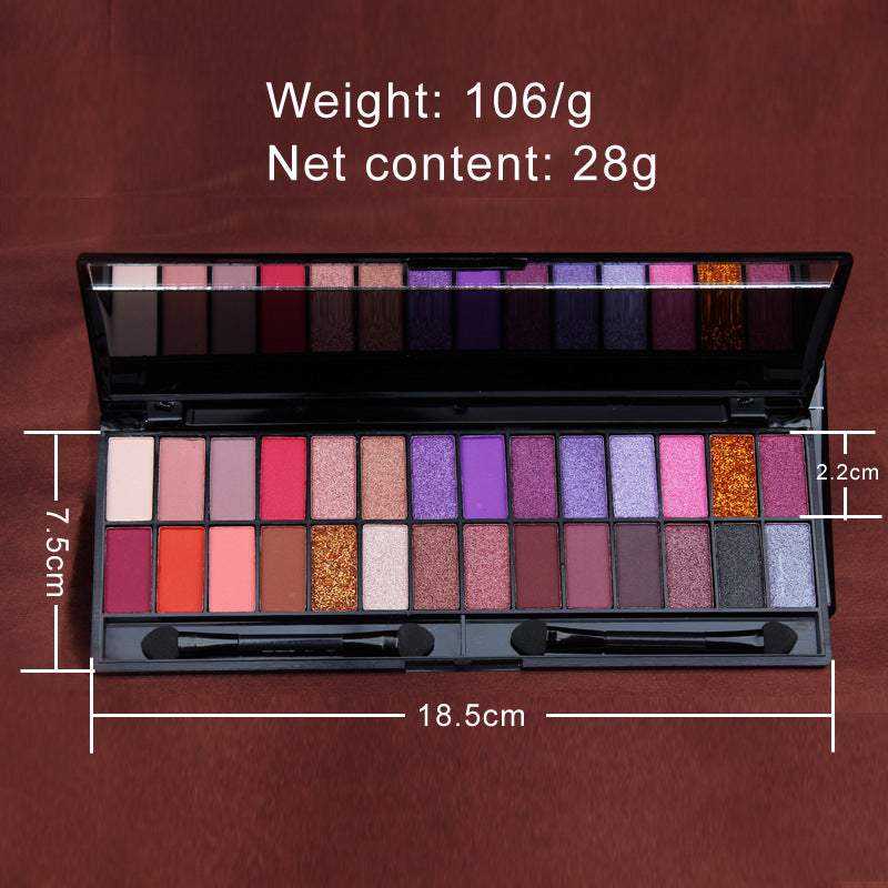 28 Color Eyeshadow Palette for Easy Beginner Looks