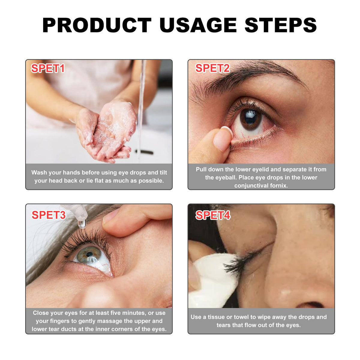 Iris Ink Eye Drops, Relieve Eye Fatigue And Dry Blurred Visi
